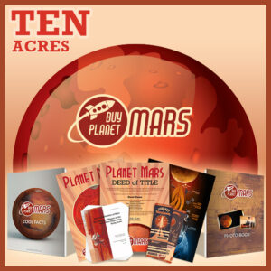 10 Acre Planet Mars Deed